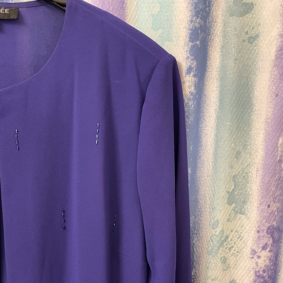 Violet Monteè collection long blazer jacket - Picture 10 of 13